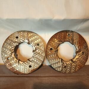 Vintage John Deere Letz Feed Mill Burr - Grinding Plates- Set of 2